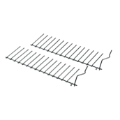 Tiges rabattables de panier infèrieur  Tiges rabattables de panier infèrieur