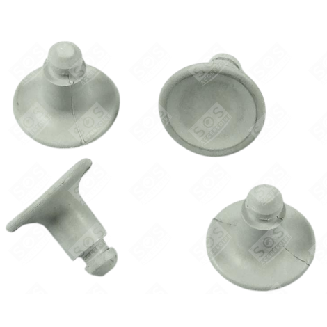 LOT DE 4 PIEDS EN CAOUTCHOUC ROBOT MÉNAGER - KW714312