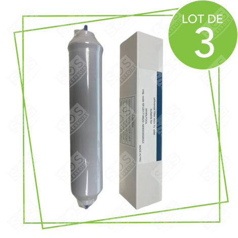 LOT DE 3 FILTRES À EAU SIDE BY SIDE FRIGO, RÉFRIGÉRATEUR, CONGÉLATEUR - 484000000680, DA29-10105J