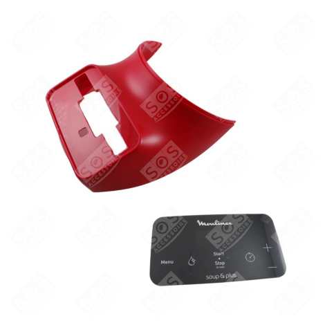 CADRAN ROUGE AVEC ÉTIQUETTE À BOUTONS BLENDER - SS-1530000925, SS1530000925