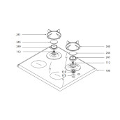 Dessus vitrocéramique (Repère 100) Dessus vitrocéramique (Repère 100)