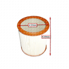 Filtre cylindre diam 185mm H 200 mm