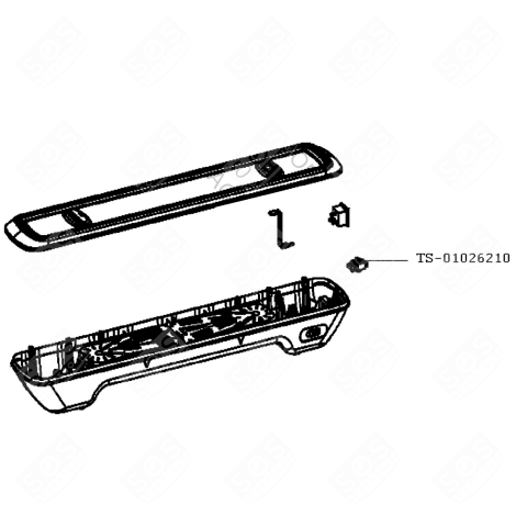 INTERRUPTEUR (REPÈRE TS-01026210) RACLETTE, GRIL, WOK - TS-01026210, TS01026210