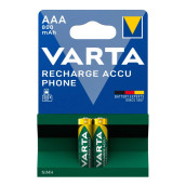 Lot de 2 piles rechargeables AAA LR03 NIMH 800MAH