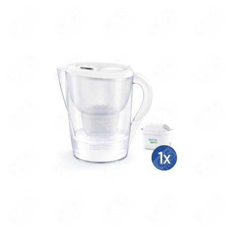 CARAFE FILTRANTE BLANCHE MARELLA XL ME4W BOUILLOIRE, CARAFE - 1051123