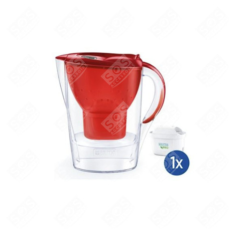 CARAFE FILTRANTE ROUGE MARELLA ME4W MXPRO BOUILLOIRE, CARAFE - 1051120