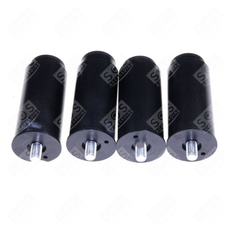 KIT PIED REGLABLE (4) H150:100 D42-35 BK ROBOT MÉNAGER - C00113108
