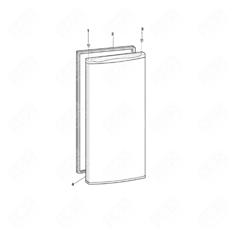 JOINT DE PORTE FRIGO, RÉFRIGÉRATEUR, CONGÉLATEUR - C00118005