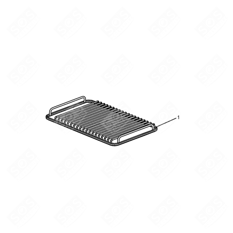 GRILLE BARBECUE PLAQUE DE CUISSON - C00045356