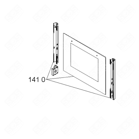 VITRE DE FOUR FOUR, CUISINIÈRE - 481010397365