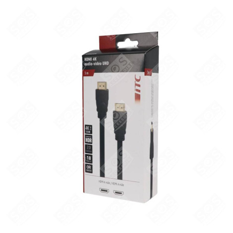 CÂBLE HDMI 1.4 (3M) TÉLÉVISION - 307881