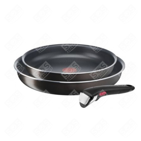 INGENIO UNLIMITED SET DE POÊLES AVEC POIGNÉE AMOVIBLE 22/26CM CUISEUR VAPEUR - 0067514