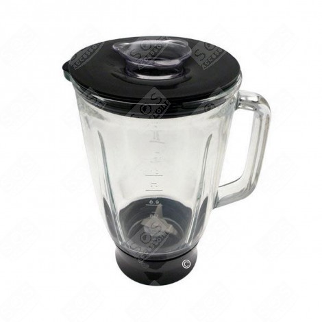 BOL BLENDER / MIXEUR COMPLET 1,5L VERRE NOIR ROBOT MÉNAGER - KW685238