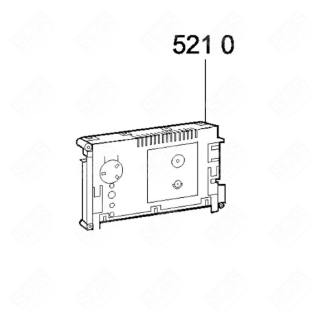 PLATINE CONTROL ,PROGRAMMEE LAVE-VAISSELLE - 480140101599