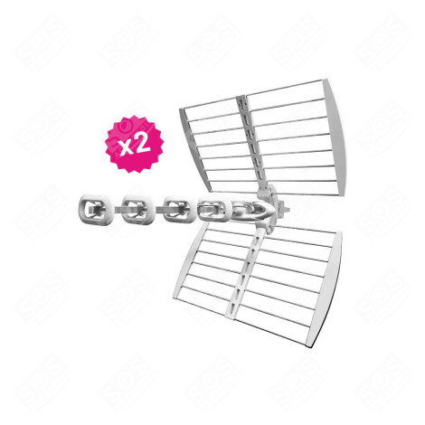 LOT DE 2 ANTENNES UHF VIRGO4 TÉLÉVISION - VIRGO4X2