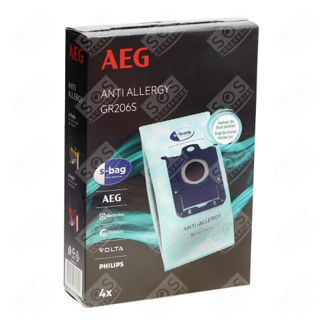 BOÎTE DE 4 SACS ANTI ALLERGY ASPIRATEUR - 9001684761