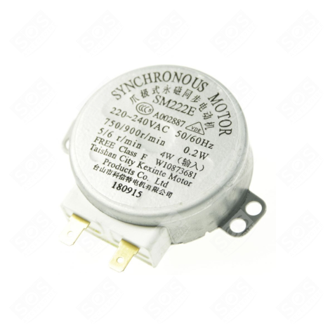 MOTEUR D'ENTRAÎNEMENT DU PLATEAU EN VERRE FOUR MICRO-ONDES - 482000093489, C00496922