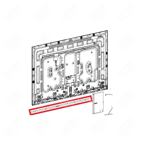KIT BARRE LED D'ORIGINE TÉLÉVISION - AGM76929402