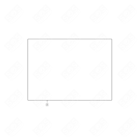 VERRE INTERIEUR PORTE DE FOUR D'ORIGINE FOUR, CUISINIÈRE - 140219419011