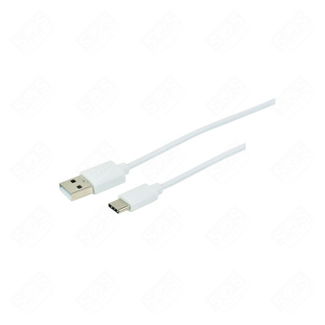 CABLE USB-C BLANC 2M 2.0 D'ORIGINE TÉLÉPHONIE, SMARTPHONE - 302444