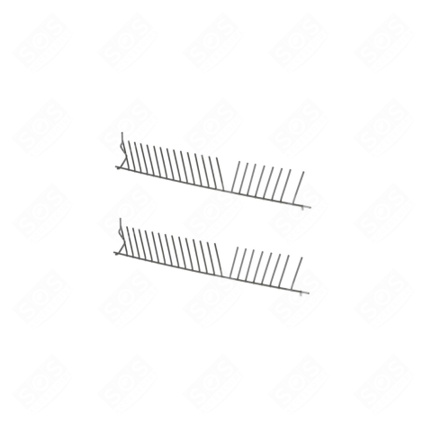 LOT DE DEUX TIGES RABATTABLE PANIER INFÉRIEUR LAVE-VAISSELLE - 00668360, 668360