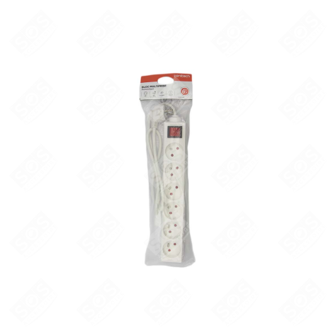 MULTIPRISE 6 PRISES 16A ÉLECTRICITÉ, DOMOTIQUE - 190355