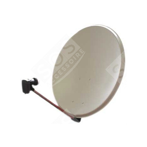 PARABOLE ACIER 85CM CREME TÉLÉVISION - KL80
