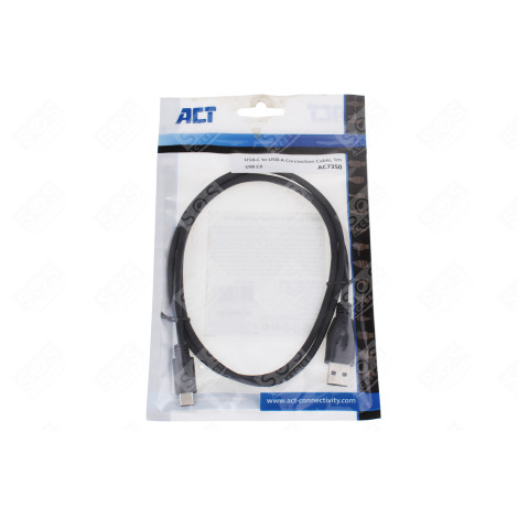 ACT AC7350 USB C TYPE A 1M MALE ADAPTER CABLE USB 2 INFORMATIQUE - 7259518