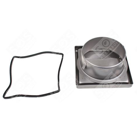 CLAPET SORTIE D'AIR INOX - 150MM HOTTE - 10028196