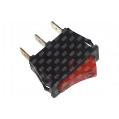 Interrupteur 220v 15a 11x30mm unipolar red luminous switch
