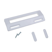 Poignee de porte universelle blanche (entraxe 175mm)