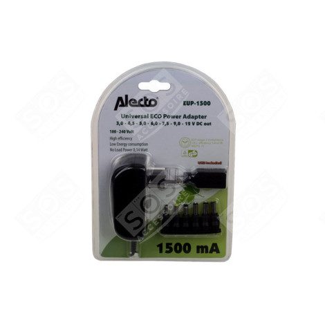 ADAPTATEUR SECTEUR 1500MA ECO EUP1500 ÉLECTRICITÉ, DOMOTIQUE - EUP1500