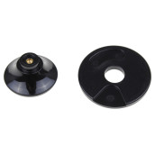 Set bouton + disque en bakélite d'origine