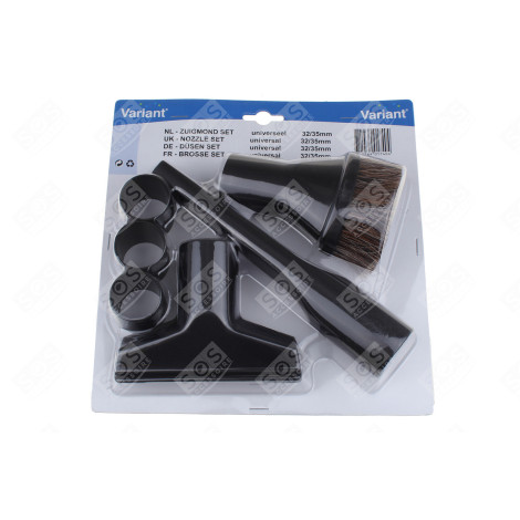 KIT D'ACCESSOIRE - SUCEUR PLINTHE / PLUMEAU / SUCEUR PLAT ASPIRATEUR - 40KZM