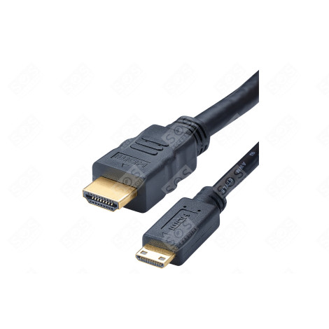 MINI HDMI NOMADE - TYPE A MÂLE / TYPE C MÂLE - PRIVILEGE - 2M D'ORIGINE TÉLÉVISION - 727827