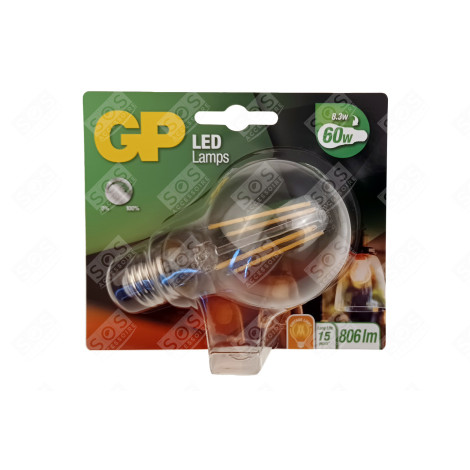 AMPOULE LED FILAMENT CLASSIC DIMMABLE E27 8,3W : 60W 7782 D'ORIGINE LUMINAIRE - 745GPCLAS078234CE1