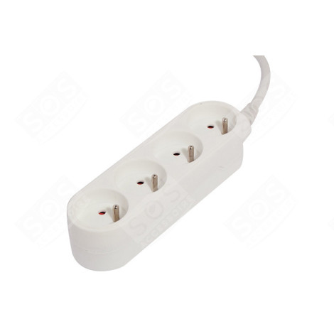 BLOC DESIGN 4 X 16A - 1,5 M - BLANC D'ORIGINE ÉLECTRICITÉ, DOMOTIQUE - 48840