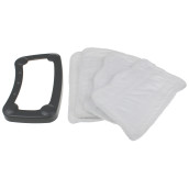 Chiffons de nettoyage en microfibre 4 pieces + tapis semelle d'origine