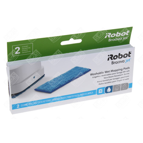 SET DE 2 SERPILLÈRES HUMIDE D'ORIGINE ASPIRATEUR ROBOT - 4510416