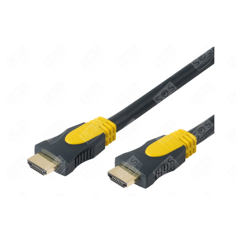 HDMI 1.4 FLEX - UHD 4K - HIGH SPEED WITH ETHERNET - TYPE A MÂLE/MÂLE - GAINE ULTRA FLEXIBLE 2M D'ORIGINE TÉLÉVISION - 726830