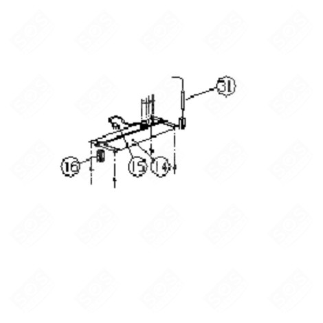 FILTRE (REPÈRE 31) FRIGO, RÉFRIGÉRATEUR, CONGÉLATEUR - 482000097597