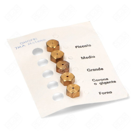 KIT INJECTEUR MÉTHANE 7MA FOUR, CUISINIÈRE - MGC103UN