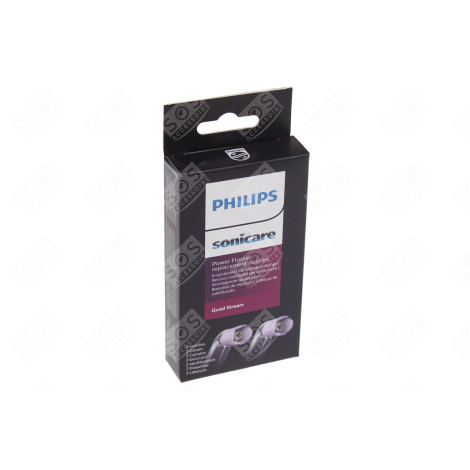 LOT DE 2 CANULES QUAD STREAM D'ORIGINE BROSSE À DENTS ÉLECTRIQUE - HX306200