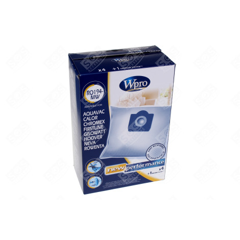 LOT DE 4 SACS D'ORIGINE ASPIRATEUR - 484000001123