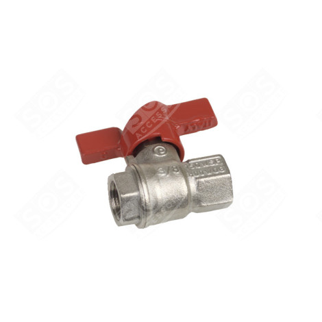 ROBINET A BILLES AVEC PAPILLON 3/8'' FEM/FEM SANITAIRE - 9238000