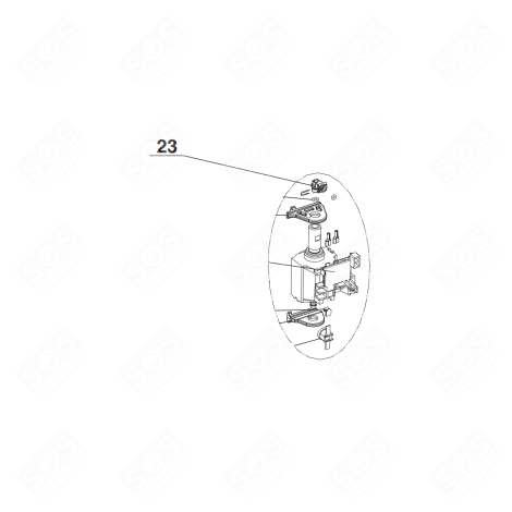 RACCORD COUDE 90° CITIZ (REPÈRE 23) CAFETIÈRE, MACHINE À CAFÉ - 505297