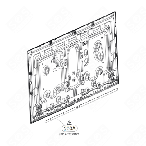 KIT BARRE LED (REPÈRE 200A) TÉLÉVISION - AGM76872102