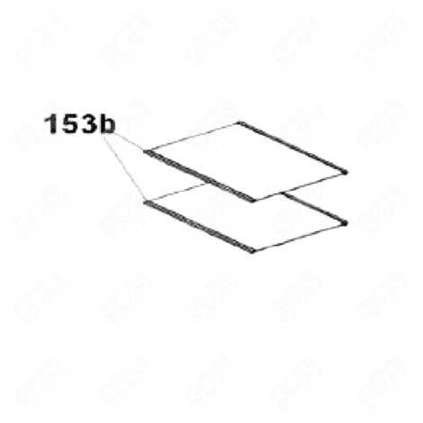 CLAYETTE EN VERRE FRIGO, RÉFRIGÉRATEUR, CONGÉLATEUR - 49129325, 0070002143