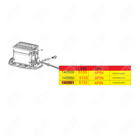 GROUPE DE CHAUFFAGE (REPÈRE 140561) DIVERS PETIT MÉNAGER - 696891327