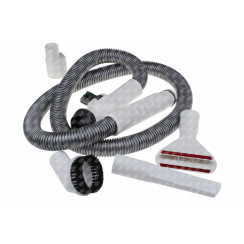 Tuyau flexible blanc avec ouvertures de ventilation